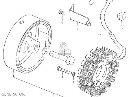 GENERATOR - GS550L 1980 (T) (E01 E02 E04 E21 E22 E24 E25 E26 E34 E39)