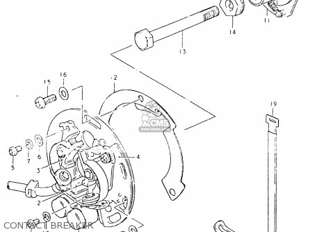 CONTACT BREAKER - GS550L 1980 (T) (E01 E02 E04 E21 E22 E24 E25 E26 E34 E39)