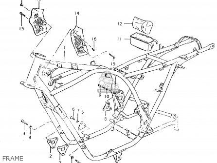 FRAME - GS550L 1980 (T) (E01 E02 E04 E21 E22 E24 E25 E26 E34 E39)