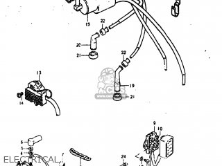 Suzuki GS550L 1980 (T) USA (E03) parts lists and schematics