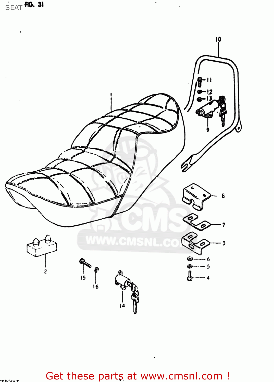 SEAT GS550L 1980 (T) USA (E03)