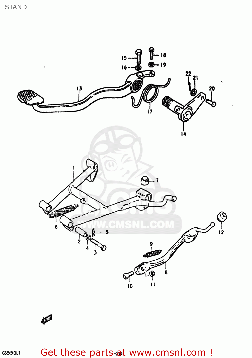 STAND GS550L 1980 (T) USA (E03)