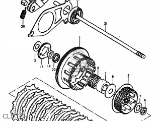 CLUTCH - GS550L 1980 (T) USA (E03)
