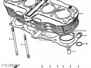 CYLINDER - GS550L 1980 (T) USA (E03)