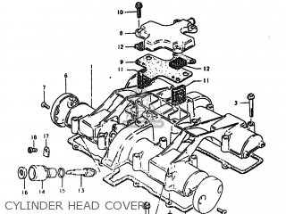 CYLINDER HEAD COVER - GS550L 1980 (T) USA (E03)