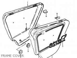 FRAME COVER - GS550L 1980 (T) USA (E03)