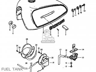 FUEL TANK - GS550L 1980 (T) USA (E03)