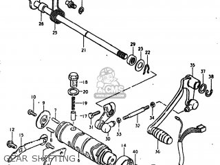 GEAR SHIFTING - GS550L 1980 (T) USA (E03)