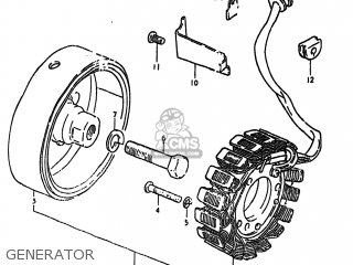 GENERATOR - GS550L 1980 (T) USA (E03)