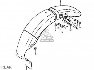 REAR - GS550L 1980 (T) USA (E03)