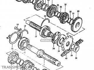 TRANSMISSION - GS550L 1980 (T) USA (E03)