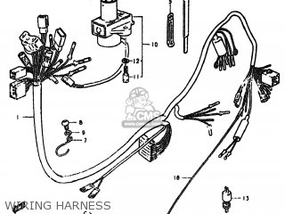 WIRING HARNESS - GS550L 1980 (T) USA (E03)