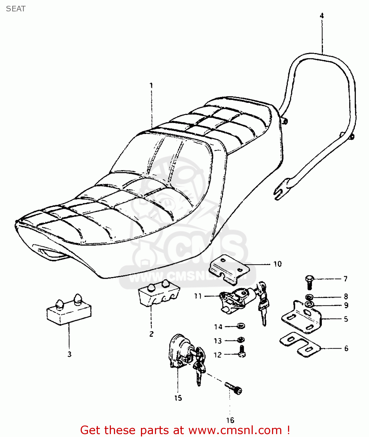 SEAT GS550L 1981 (X) (E01 E02 E04 E21 E22 E24 E25 E26 E34 E39)