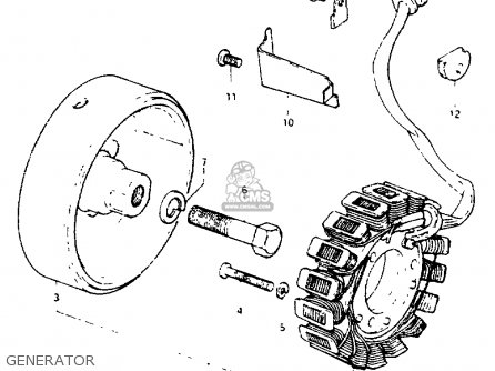 GENERATOR - GS550L 1981 (X) (E01 E02 E04 E21 E22 E24 E25 E26 E34 E39)