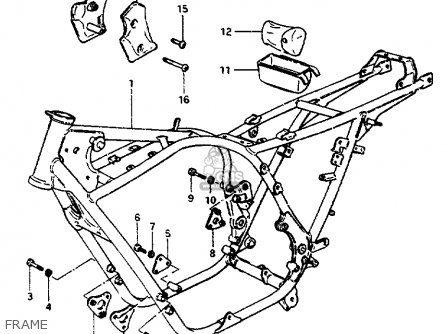 FRAME - GS550L 1981 (X) (E01 E02 E04 E21 E22 E24 E25 E26 E34 E39)
