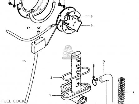FUEL COCK - GS550L 1981 (X) (E01 E02 E04 E21 E22 E24 E25 E26 E34 E39)