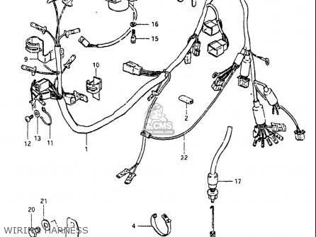 Suzuki GS550L 1981 (X) USA (E03) parts lists and schematics