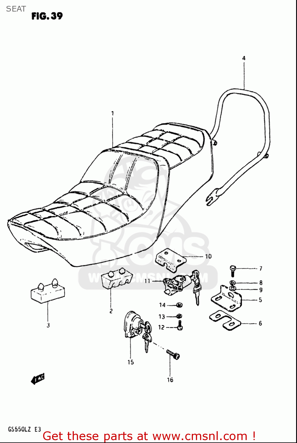 SEAT GS550L 1981 (X) USA (E03)
