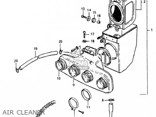 AIR CLEANER - GS550L 1981 (X) USA (E03)