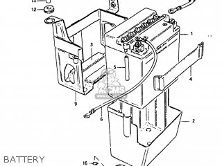 BATTERY - GS550L 1981 (X) USA (E03)