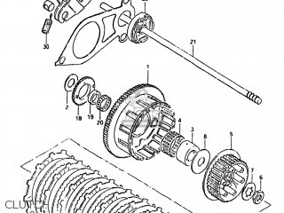 CLUTCH - GS550L 1981 (X) USA (E03)