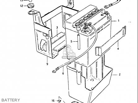 BATTERY - GS550L 1981 (X) USA (E03)
