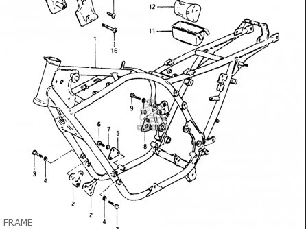 FRAME - GS550L 1981 (X) USA (E03)