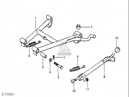 STAND - GS550L 1981 (X) USA (E03)