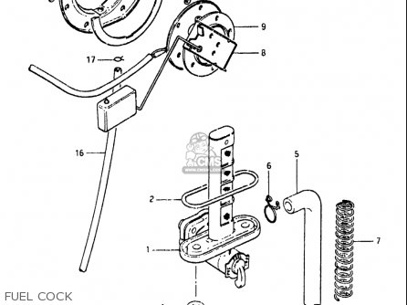 FUEL COCK - GS550L 1981 (X) USA (E03)