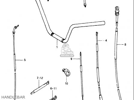 HANDLEBAR - GS550L 1981 (X) USA (E03)