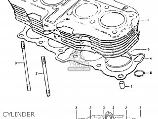 CYLINDER - GS550L 1982 (Z) USA (E03)