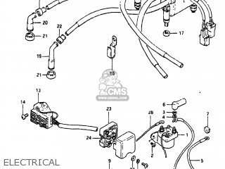 ELECTRICAL - GS550L 1982 (Z) USA (E03)