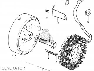 GENERATOR - GS550L 1982 (Z) USA (E03)