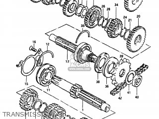 TRANSMISSION - GS550L 1982 (Z) USA (E03)