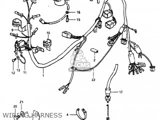 WIRING HARNESS - GS550L 1982 (Z) USA (E03)