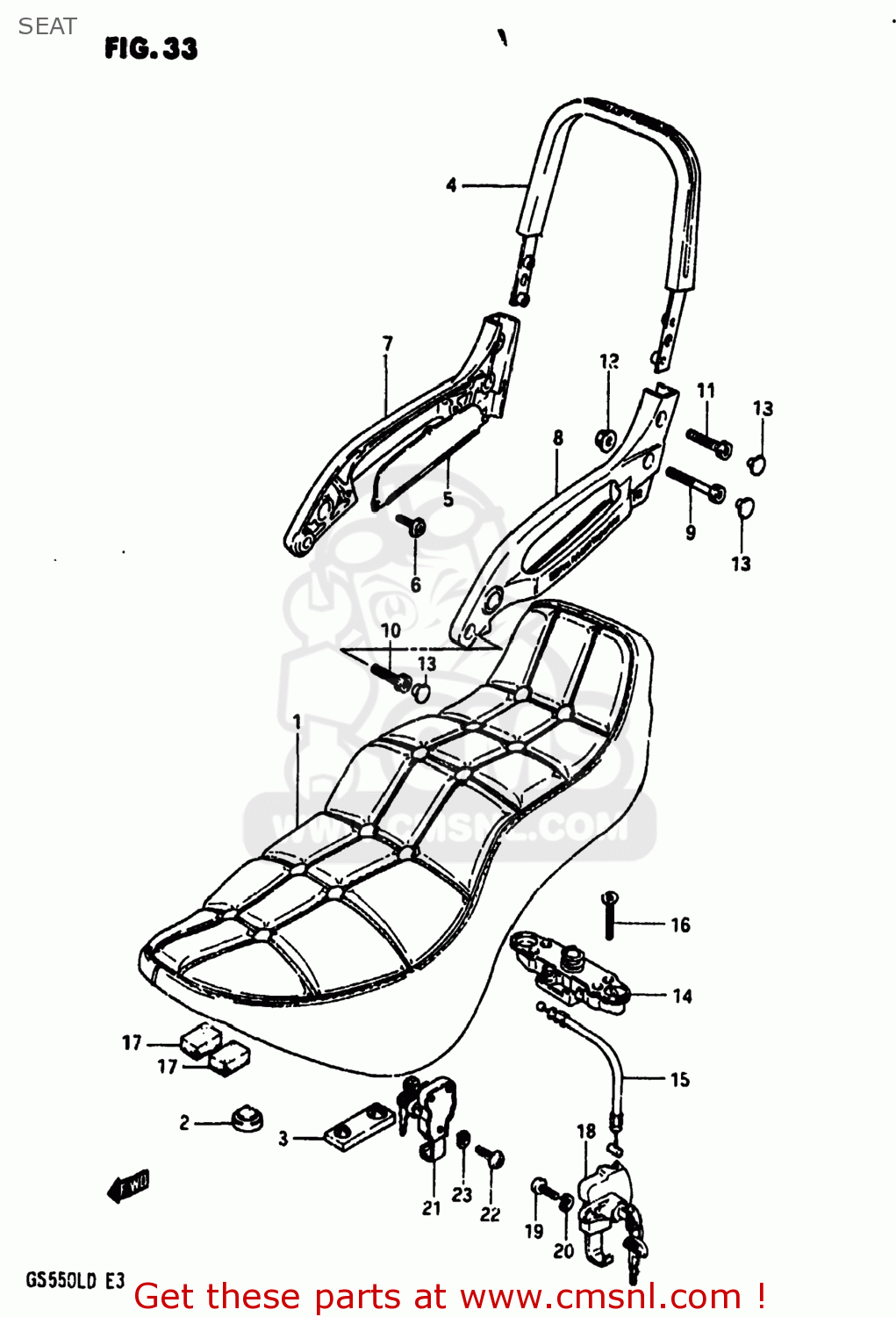 SEAT GS550L 1983 (D) USA (E03)