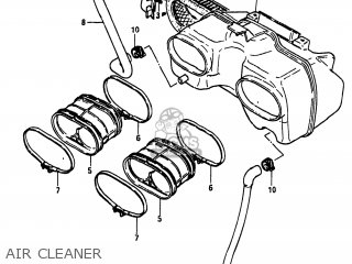 AIR CLEANER - GS550L 1983 (D) USA (E03)
