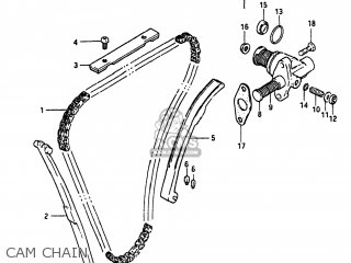 CAM CHAIN - GS550L 1983 (D) USA (E03)