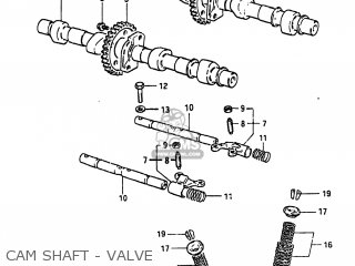 CAM SHAFT - VALVE - GS550L 1983 (D) USA (E03)