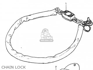 CHAIN LOCK - GS550L 1983 (D) USA (E03)