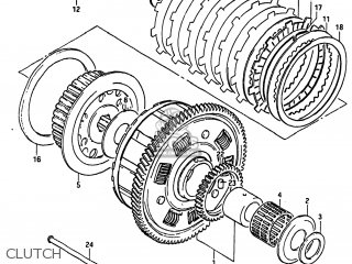 CLUTCH - GS550L 1983 (D) USA (E03)