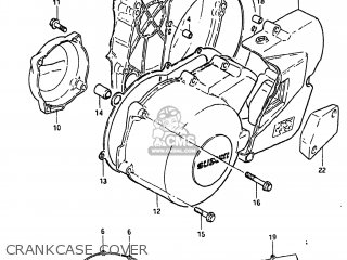 CRANKCASE COVER - GS550L 1983 (D) USA (E03)