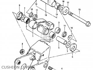 CUSHION LEVER - GS550L 1983 (D) USA (E03)