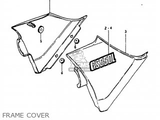 FRAME COVER - GS550L 1983 (D) USA (E03)