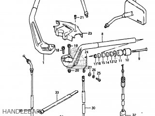 HANDLEBAR - GS550L 1983 (D) USA (E03)