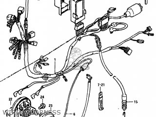 WIRING HARNESS - GS550L 1983 (D) USA (E03)