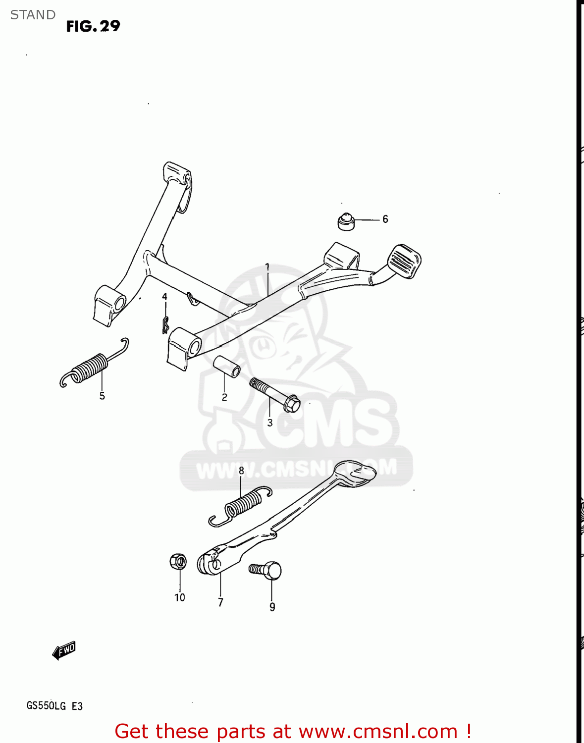 STAND GS550L 1985 (F) USA (E03)