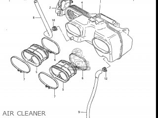 AIR CLEANER - GS550L 1985 (F) USA (E03)