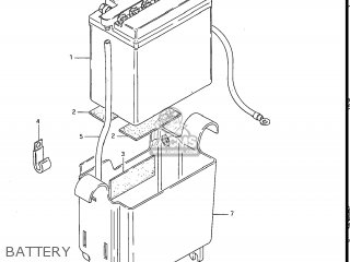 BATTERY - GS550L 1985 (F) USA (E03)