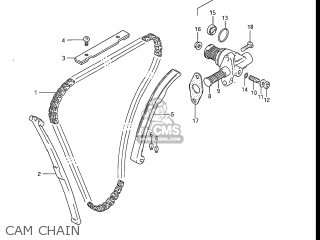 CAM CHAIN - GS550L 1985 (F) USA (E03)